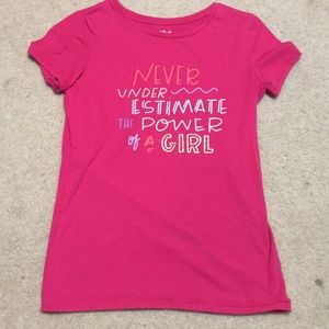 Girl’s Cat & Jack pink tee